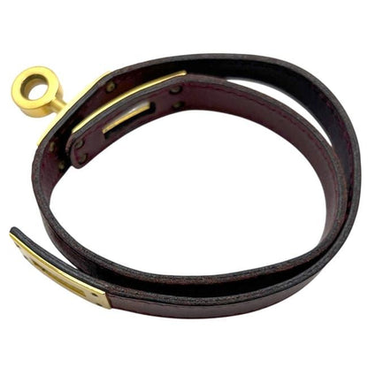 Hermes Bracelet Kelly Double Tour Bordeaux — view 5