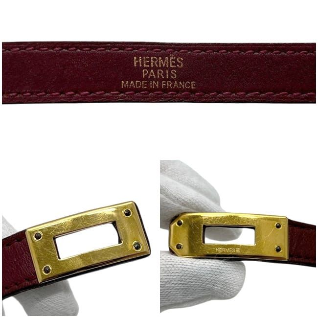 Hermes Bracelet Kelly Double Tour Bordeaux — view 6