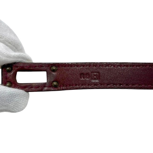 Hermes Bracelet Kelly Double Tour Bordeaux — view 7