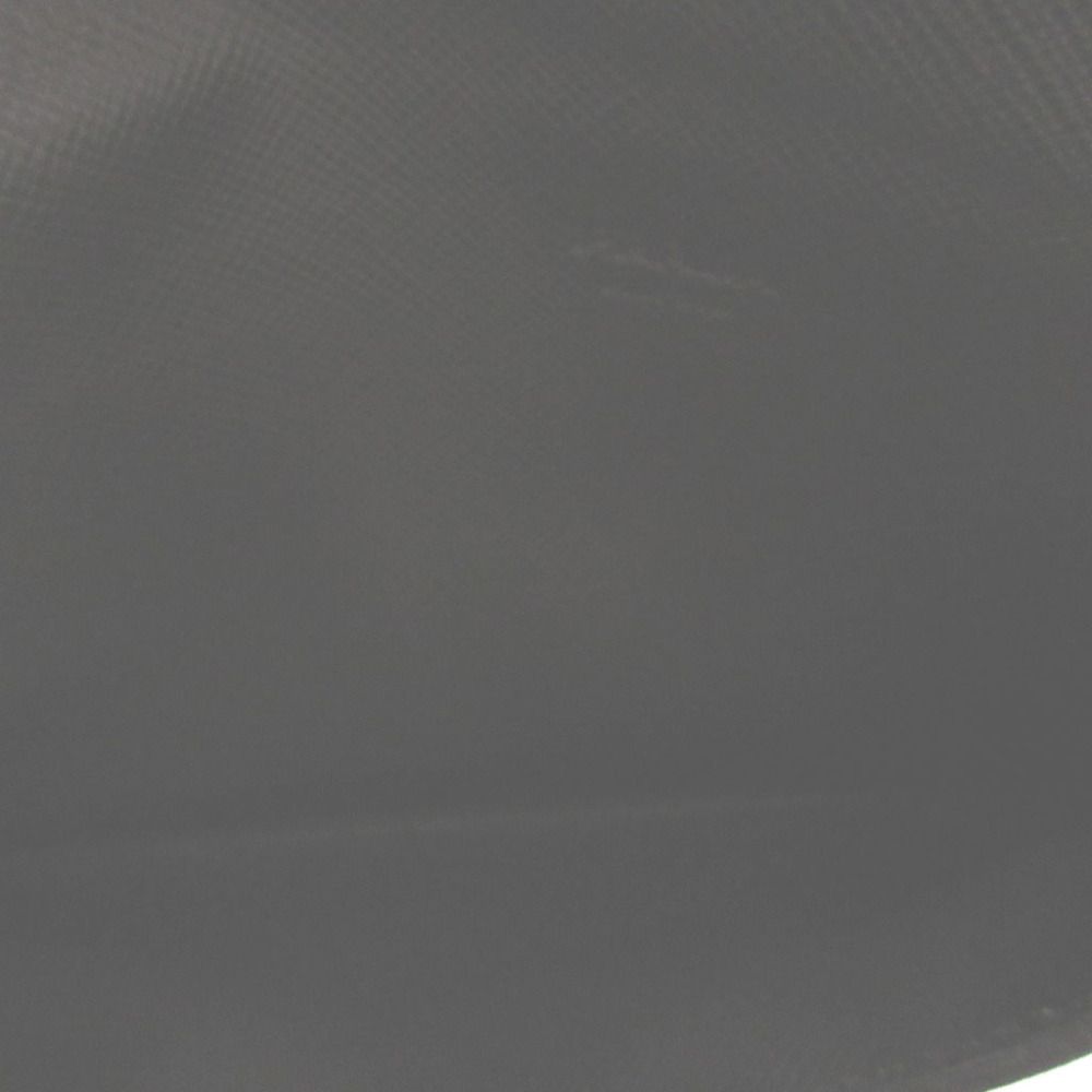 Prada Saffiano Leather Graphite Wallet Document Case — view 4