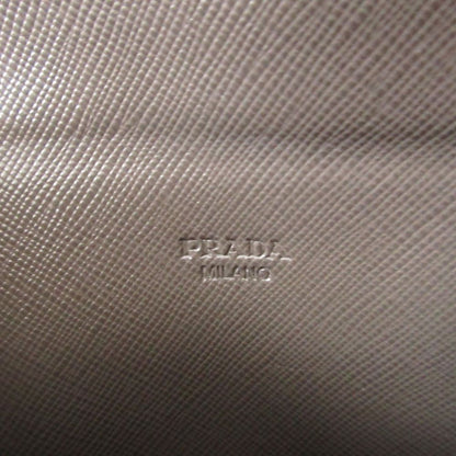 Prada Saffiano Leather Graphite Wallet Document Case — view 7