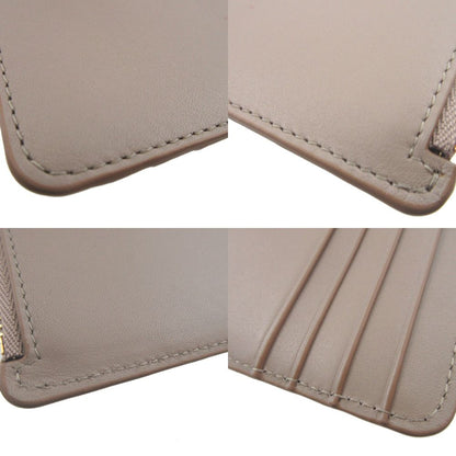Loewe Pebble Leather Beige Coin Case Card Fragment — view 6