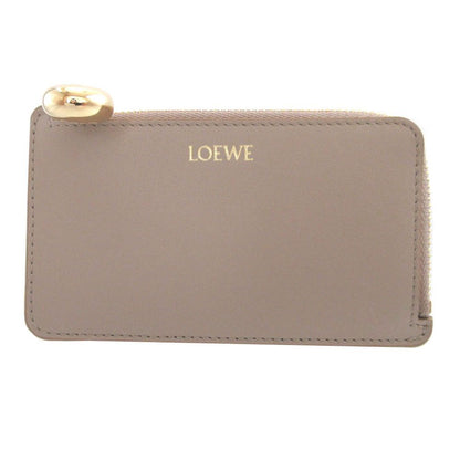 Loewe Pebble Leather Beige Coin Case Card Fragment