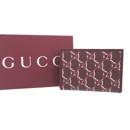 Gucci GG Shadow Compact Wallet Leather Red Bifold — view 2