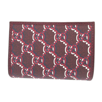 Gucci GG Shadow Compact Wallet Leather Red Bifold — view 3