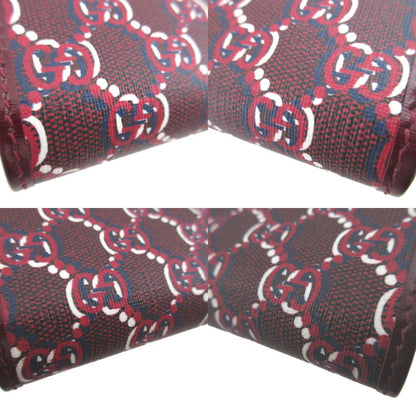 Gucci GG Shadow Compact Wallet Leather Red Bifold — view 8