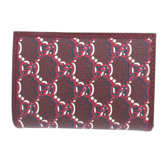 Gucci GG Shadow Compact Wallet Leather Red Bifold