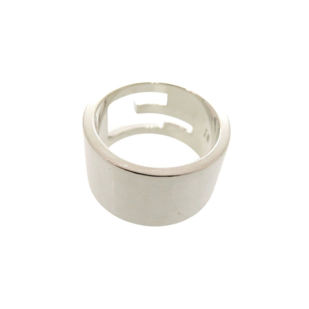 Gucci Cutout Wide 925 Sterling Silver Ring — view 9