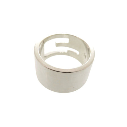 Gucci Cutout Wide 925 Sterling Silver Ring — view 9