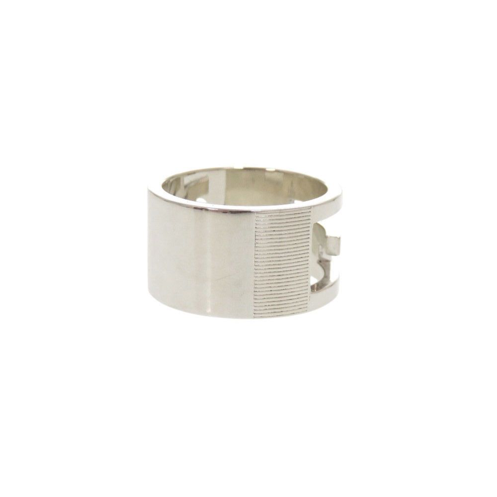 Gucci Cutout Wide 925 Sterling Silver Ring — view 3