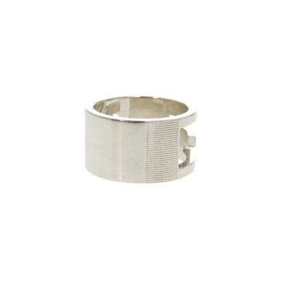 Gucci Cutout Wide 925 Sterling Silver Ring — view 3