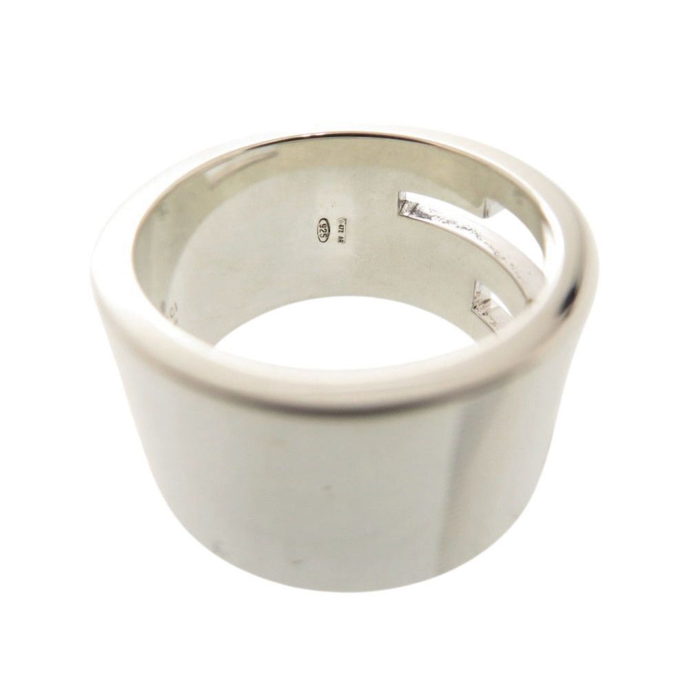 Gucci Cutout Wide 925 Sterling Silver Ring — view 6