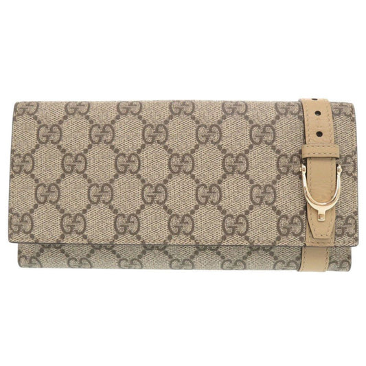 Gucci Nice GG Supreme Leather Beige Wallet
