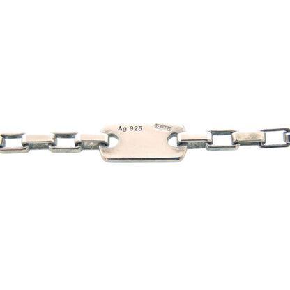 Gucci Logo Plate 925 Sterling Silver Necklace Pendant — view 4
