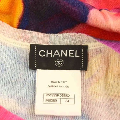 Chanel Cashmere Knit Sweater Long Sleeve 34 Multicolor — view 6