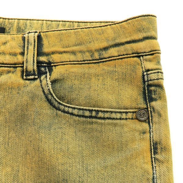 Chanel Denim Pants Yellow — view 6