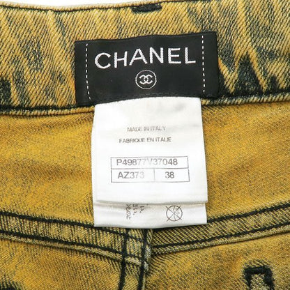 Chanel Denim Pants Yellow — view 7