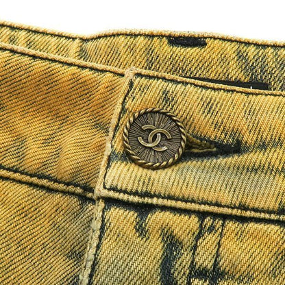 Chanel Denim Pants Yellow — view 5