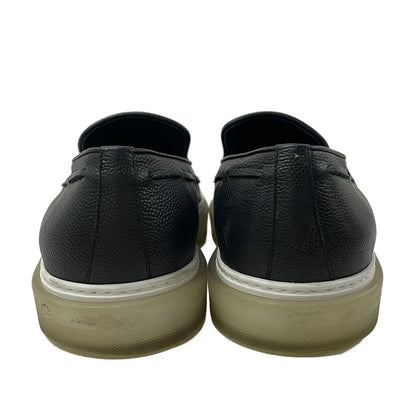 Hermes Slip on 42 Black Tassel Leather Slipper — view 3