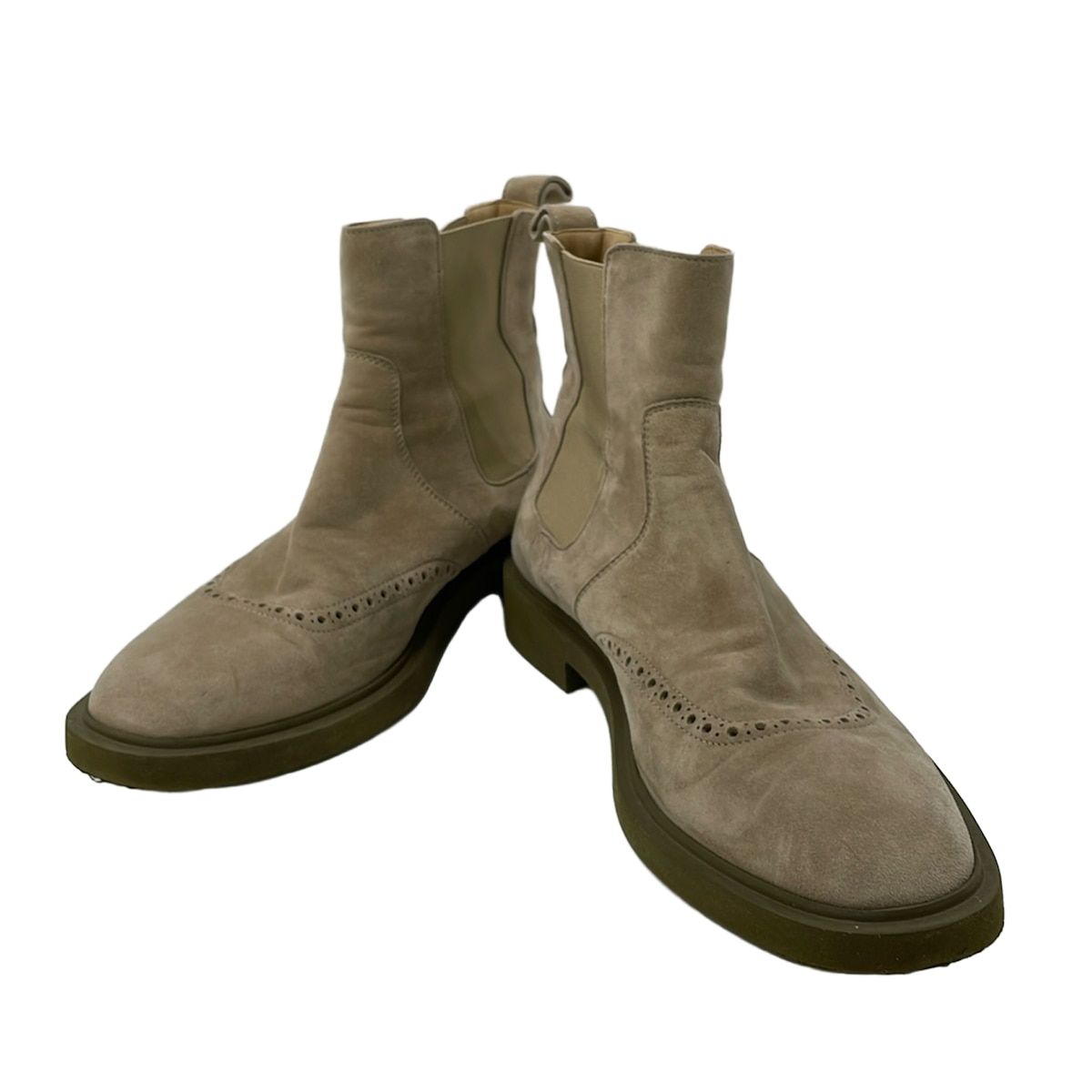 Hermes Short Boots 41 Beige Side Gore — view 2