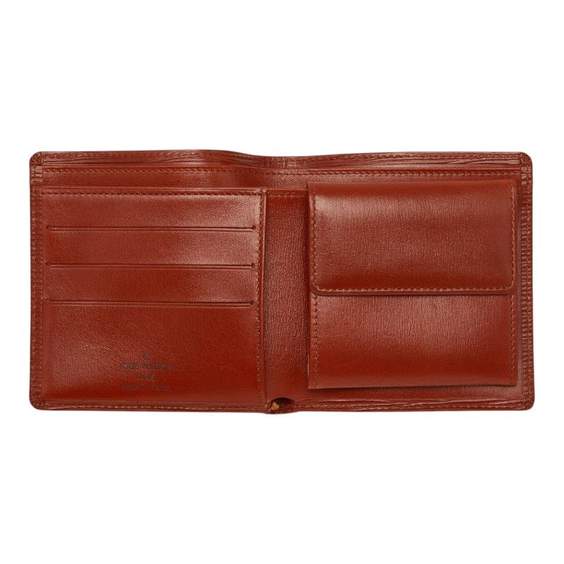 Louis Vuitton Epi Porte Billets Cult Cles Monet Bifold Wallet Kenya Brown — view 7