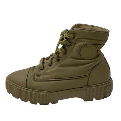 Hermes Short Boots 42 Fresh Beige Leather