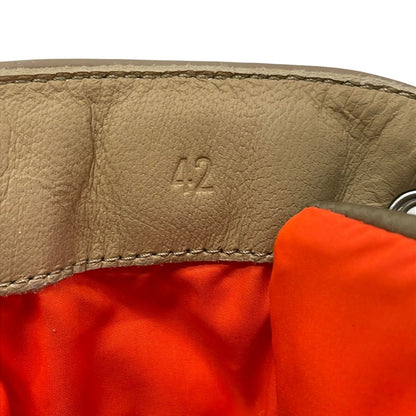 Hermes Short Boots 42 Fresh Beige Leather — view 6