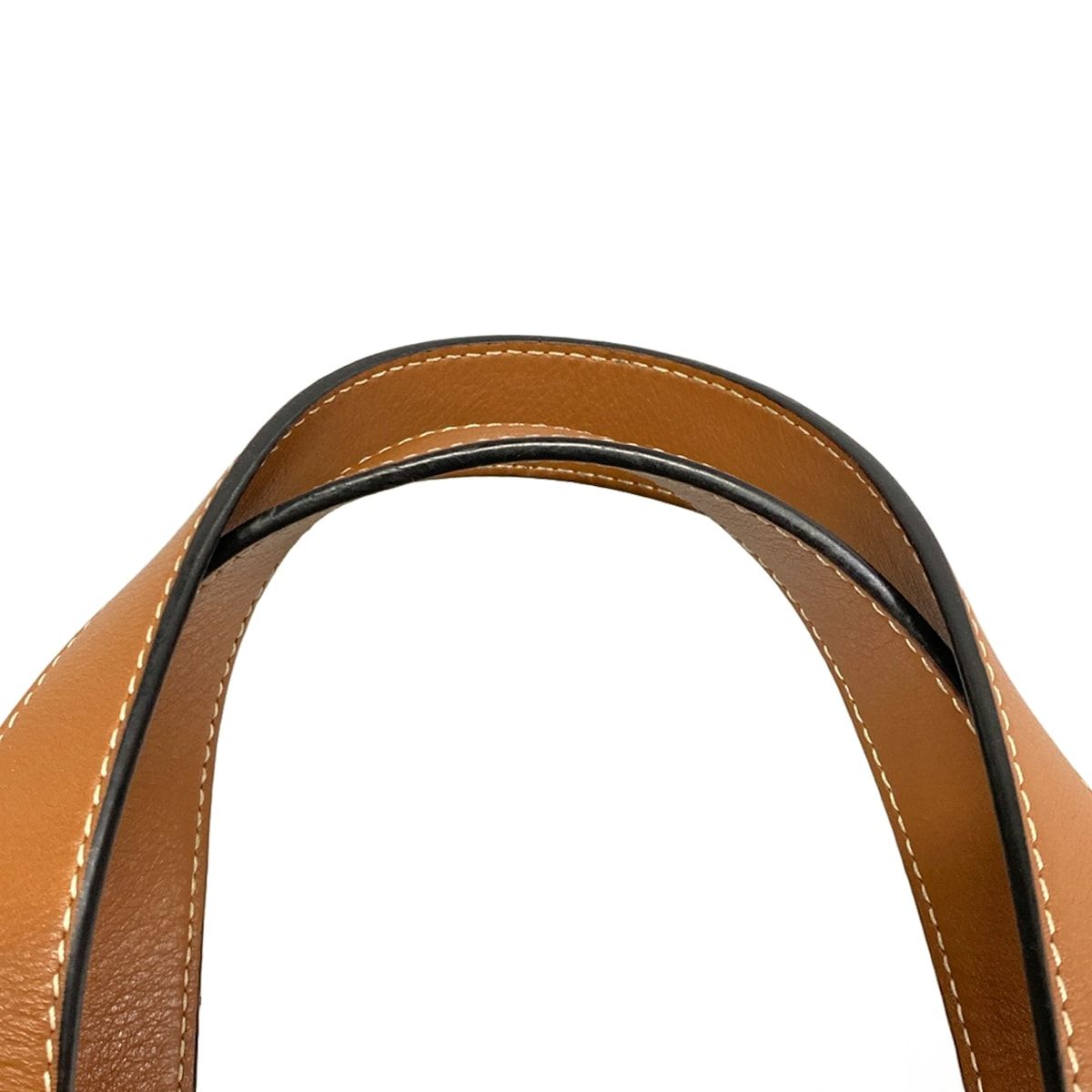 Loewe Tote Basket Beige Navy Brown Leather — view 9