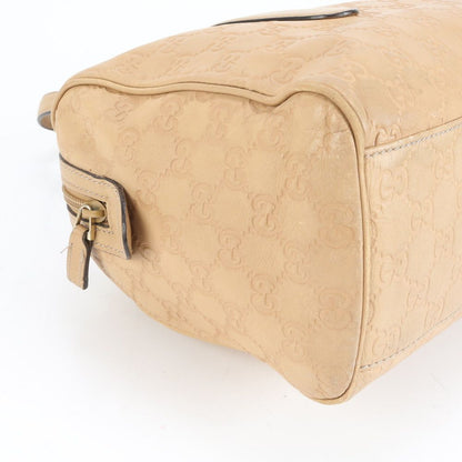 Gucci Guccissima Leather Tote Shoulder Hand Mini Boston Beige — view 6