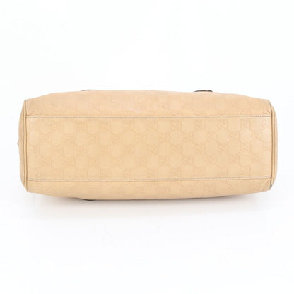 Gucci Guccissima Leather Tote Shoulder Hand Mini Boston Beige — view 5