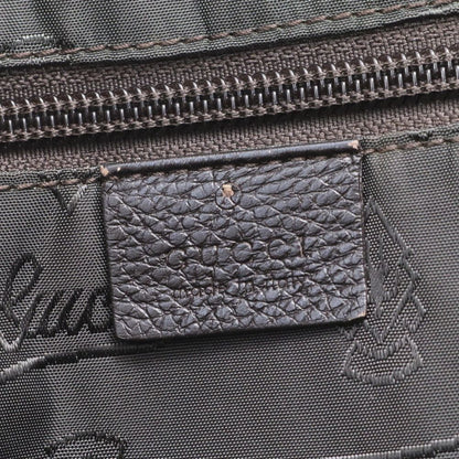 Gucci Guccissima Leather Boston Bag Business Travel Tote Carry Brown — view 8