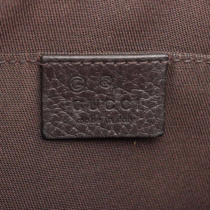Gucci GG Canvas Leather 2-Way Belt Bag Crossbody Waist Pouch Shoulder Brown — view 8