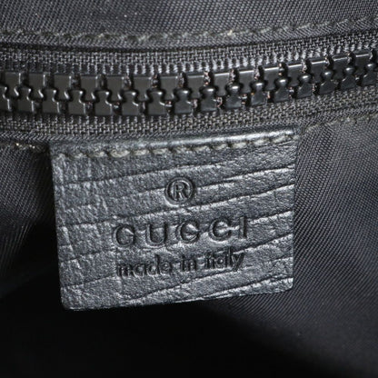 Gucci GG Supreme Leather 2-Way Shoulder Bag Crossbody Messenger Tote Black — view 9