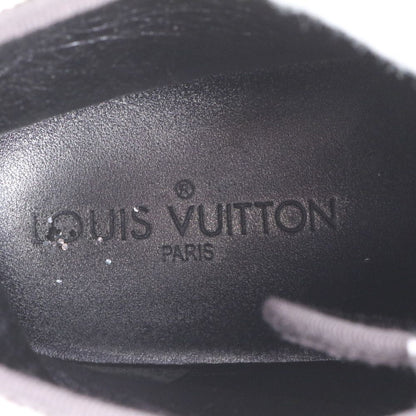 Louis Vuitton Glitter LV Logo High Cut Sneakers 36.5 Leather Lace — view 9