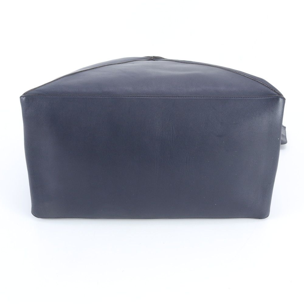 Loewe Anagram Origami Tote Shoulder Hand Leather Navy — view 6