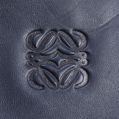 Loewe Anagram Origami Tote Shoulder Hand Leather Navy — view 8