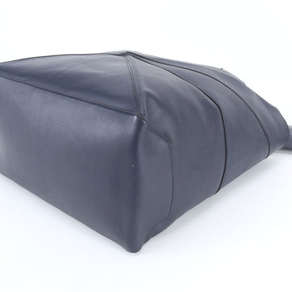 Loewe Anagram Origami Tote Shoulder Hand Leather Navy — view 5