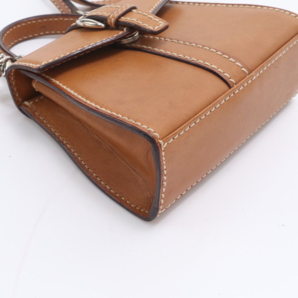 Gucci Vintage 007 090 Leather 2-Way Shoulder Bag Crossbody Hand — view 4