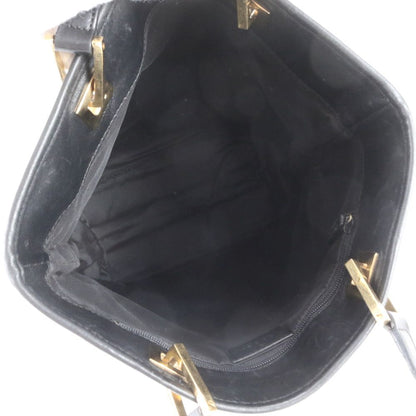 Gucci GG Canvas 002 Leather Tote Shoulder Hand Black — view 7