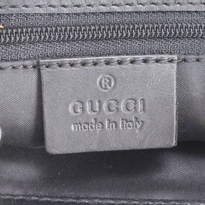 Gucci GG Canvas 002 Leather Tote Shoulder Hand Black — view 8