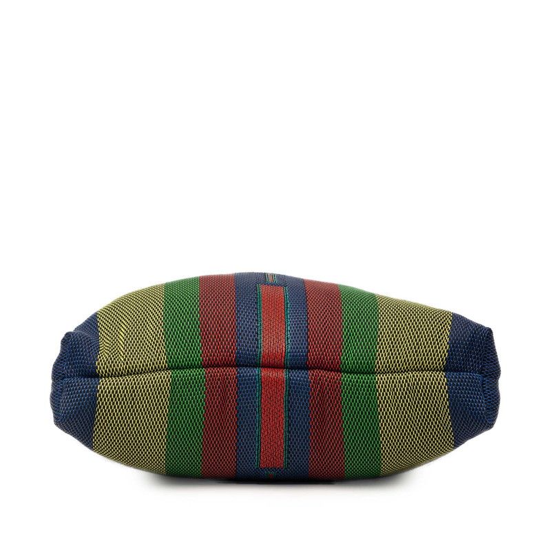 Gucci Uvan Rubber Tote Logo Braided Multicolor Cotton — view 3