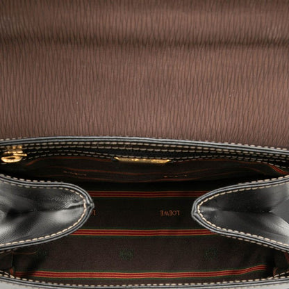 Loewe Velazquez 2-Way Shoulder Bag Black Brown Leather — view 4