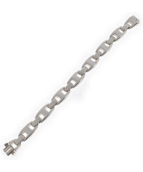 Hermes Bracelet Bangle Silver — view 3