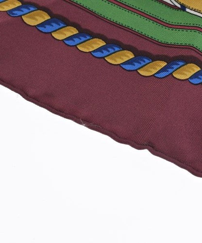 Hermes Bandana Scarf Red — view 6