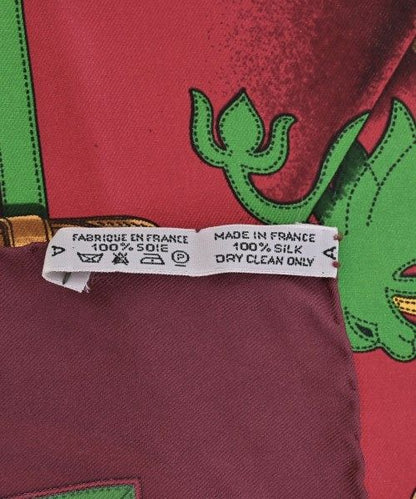 Hermes Bandana Scarf Red — view 7