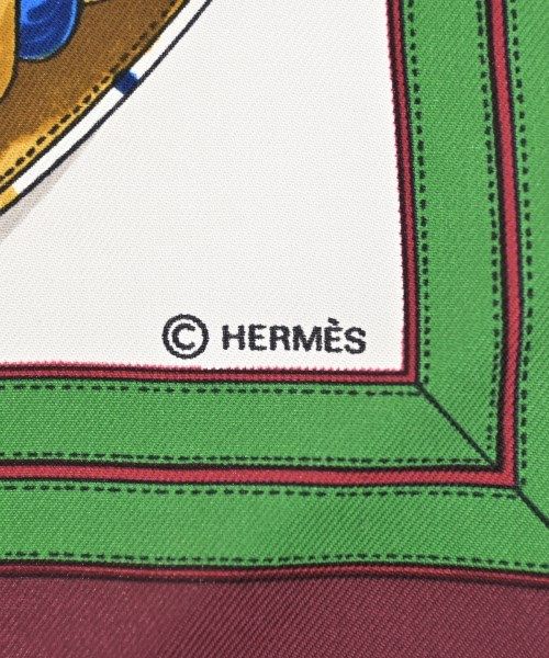 Hermes Bandana Scarf Red — view 4