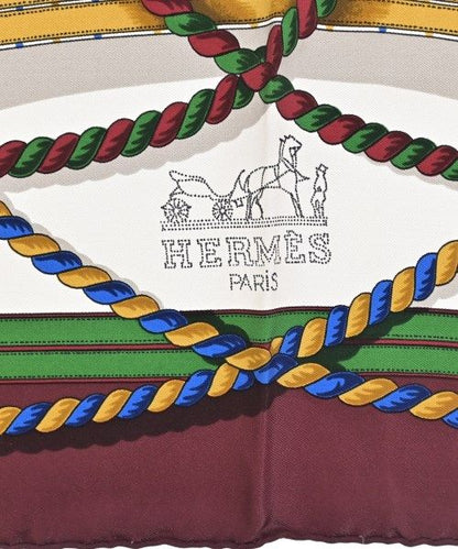 Hermes Bandana Scarf Red — view 3