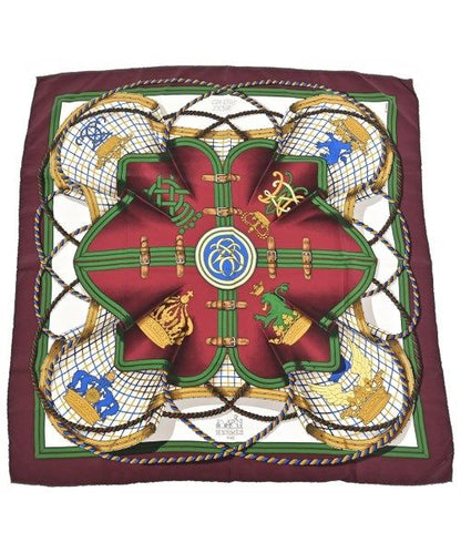 Hermes Bandana Scarf Red