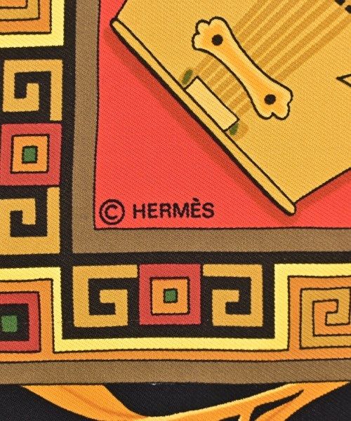 Hermes Bandana Scarf Gray — view 3