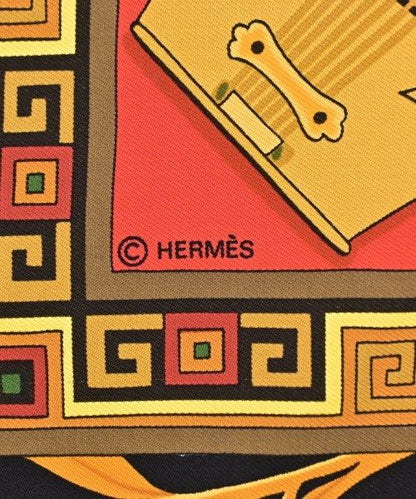 Hermes Bandana Scarf Gray — view 3